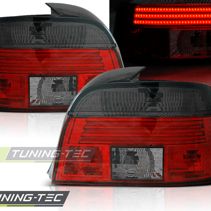 Bmw E39 1995-2000 Fanali Posteriori Led Bar Rosso Fumé