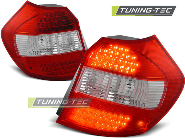 Fanali Posteriori LED Rosso Bianco BMW Serie 1 E87 2004-2007