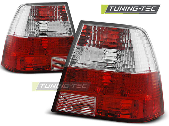 VW Bora Berlina 1998-2005 Fanali Posteriori rosso-bianco