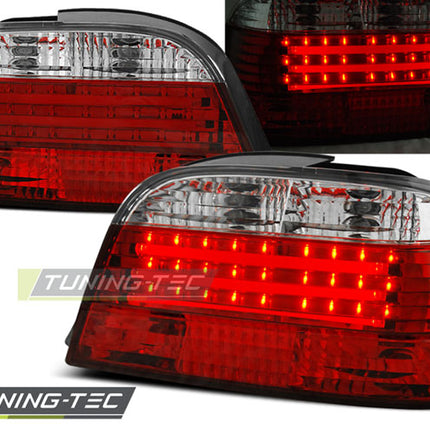 Bmw E38 1994-2001 Fanali Posteriori Led Bar Rosso Bianco