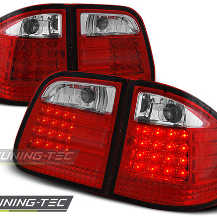 Mercedes W210 Classe E 1995-2002 fanali Posteriori LED Rosso Bianco