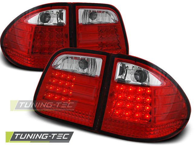 Mercedes W210 Classe E 1995-2002 fanali Posteriori LED Rosso Bianco