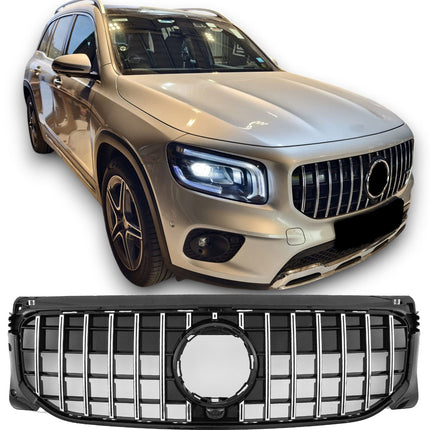 Griglia Panamericana GT montanti cromati Mercedes GLB X247 Style Progressive 2019-2023