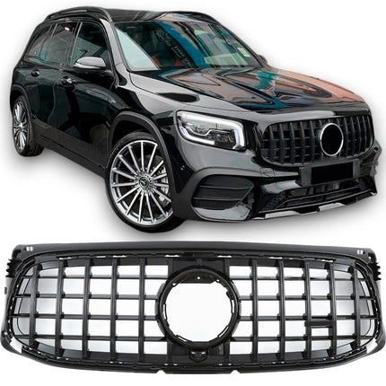 Griglia Panamericana GT nero lucido senza logo Mercedes GLB X247 AMG-Line 2019-2023