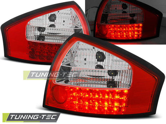 Audi A6 1997-2004 Fanali Posteriori LED Rosso Bianco