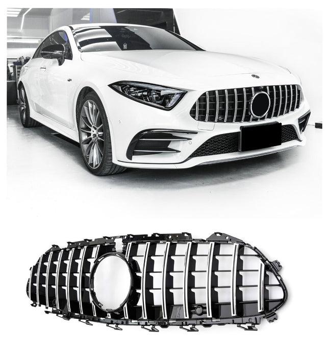 Griglia Panamericana listelli cromati Mercedes C257 CLS coupe shooting brake dal 2018 telecamera 360