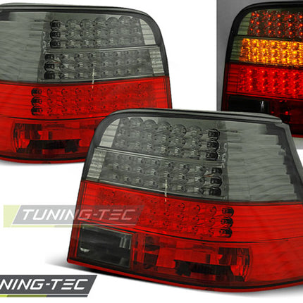 VW Golf 4 1997-2003 Fanali Posteriori LED rosso fumé
