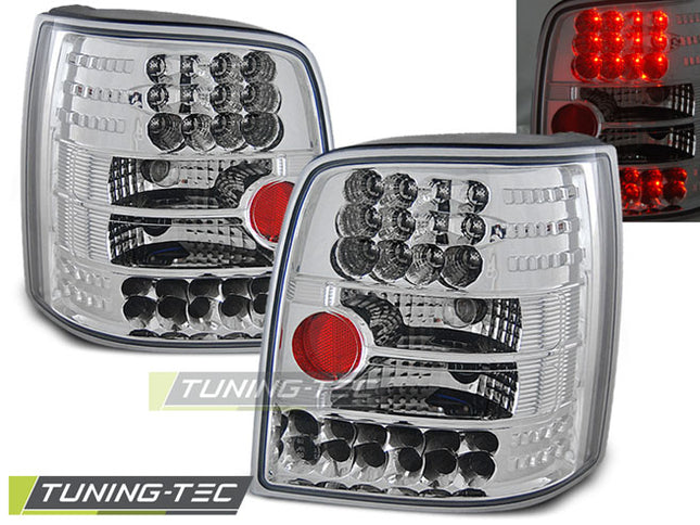 Vw Passat B5 1996-2000 Variant Fanali Posteriori Led Cromati