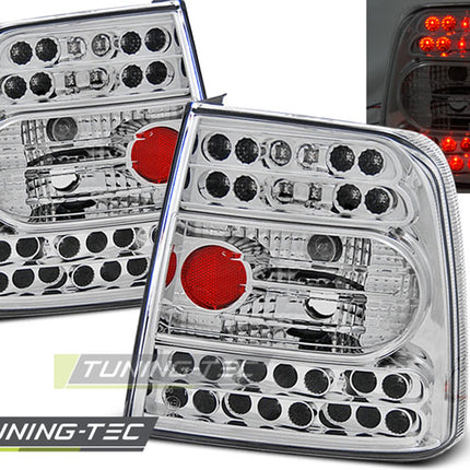 Vw Passat B5 1996-2000 Berlina Fanali Posteriori Led Cromati