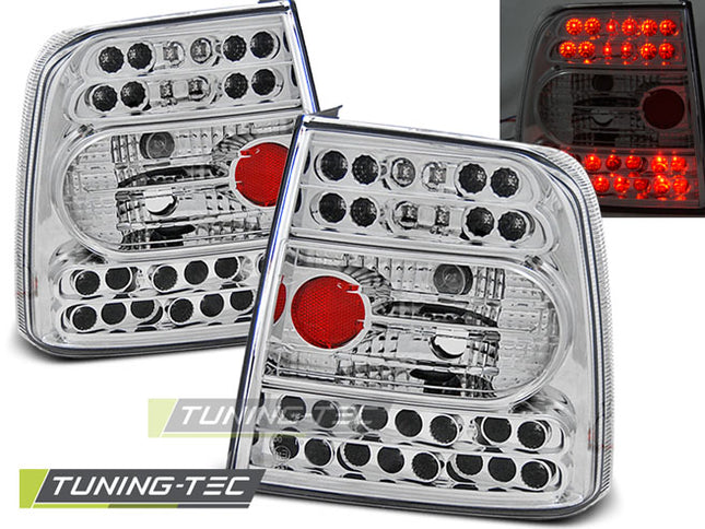 Vw Passat B5 1996-2000 Berlina Fanali Posteriori Led Cromati