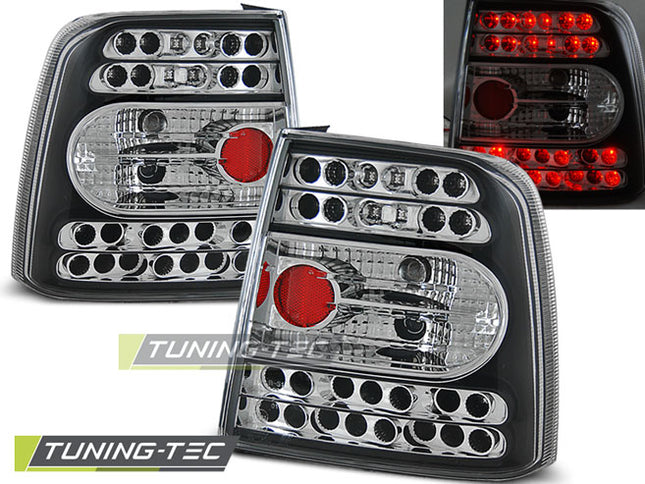 Vw Passat B5 1996-2000 Berlina Fanali Posteriori Led Neri