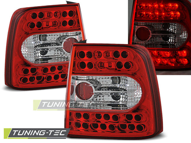 VW Passat B5 Berlina 1996-2000 Fanali Posteriori LED Rosso Bianco