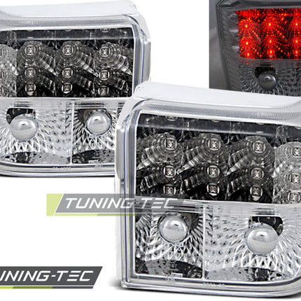 Vw T4 1990-2003 Fanali Posteriori Led Cromati