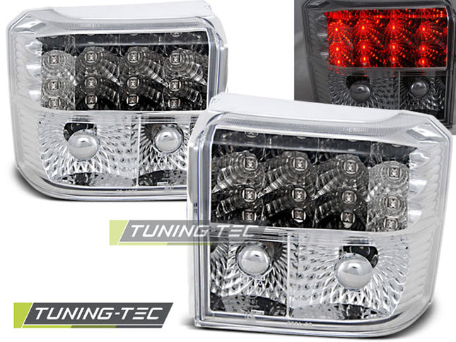 Vw T4 1990-2003 Fanali Posteriori Led Cromati