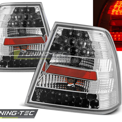 Vw Bora 1998-2005 Fanali Posteriori Led Cromati