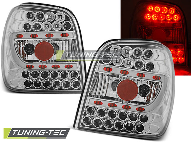 Vw Polo 6N 1994-1999 Fanali Posteriori Led Cromati