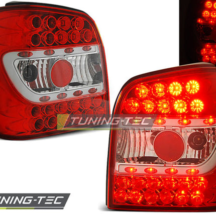 VW Polo 6N 1994-1999 Fanali Posteriori LED Rosso Bianco