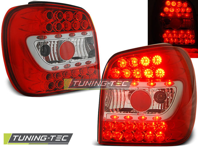 VW Polo 6N 1994-1999 Fanali Posteriori LED Rosso Bianco