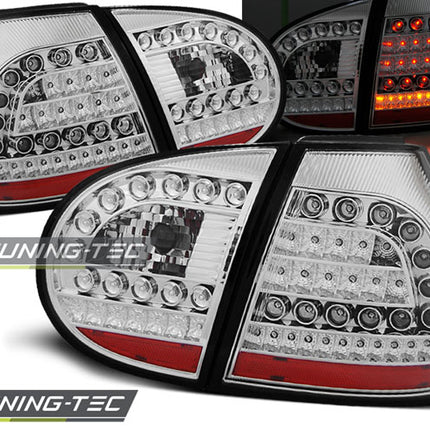 Vw Golf 5 2003-2009 Fanali Posteriori Led Cromati