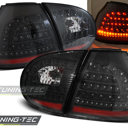 Vw Golf 5 2003-2009 Fanali Posteriori Led Neri