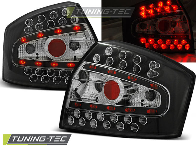 Audi A4 8E 2000-2004 Berlina Fanali Posteriori Led Neri