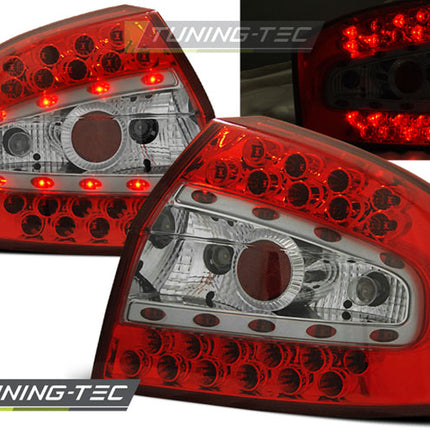 Audi A4 8E 2000-2004 Fanali Posteriori LED Rosso Bianco Berlina