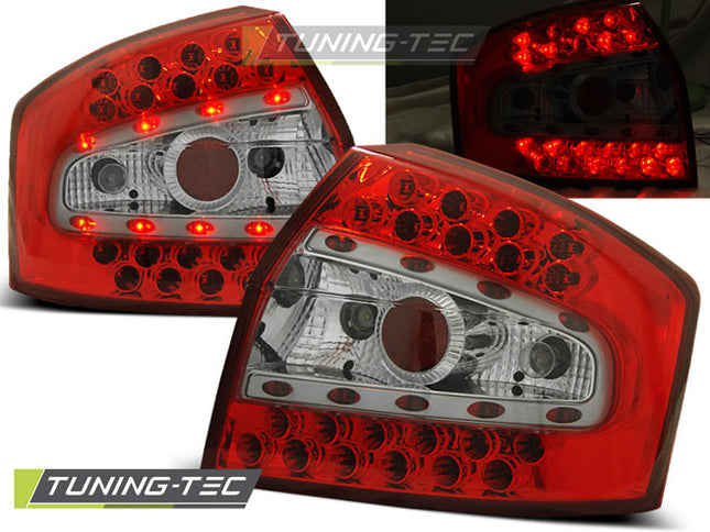 Audi A4 8E 2000-2004 Fanali Posteriori LED Rosso Bianco Berlina