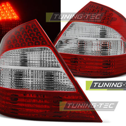 Mercedes W211 Classe E 2002-2006 fanali Posteriori LED Rosso Bianco