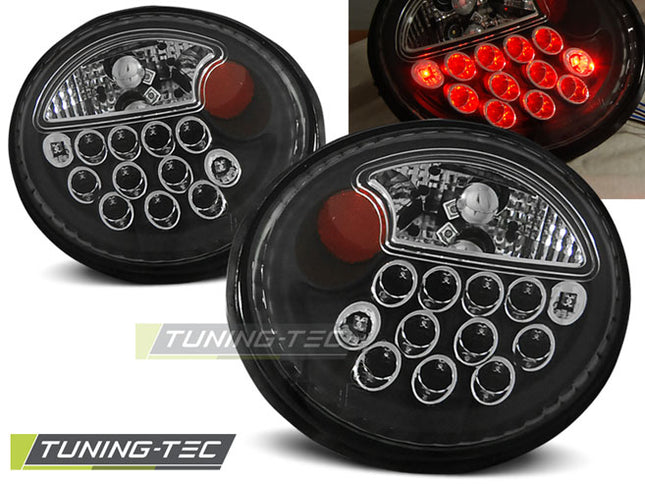 Vw New Beetle 1998-2005 Fanali Posteriori Led Neri