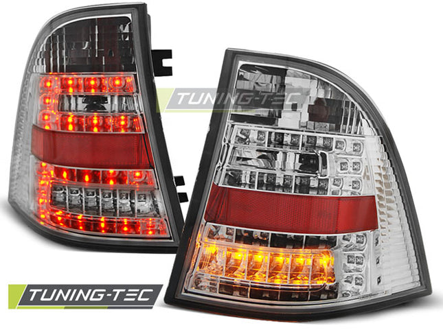 Mercedes W163 1998-2005 Classe M Fanali Posteriori Led Cromati