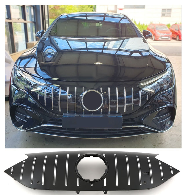 Griglia Panamericana GT montanti cromati Mercedes EQE V295 AMG-Line