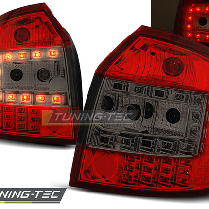 Audi A4 2000-2004 Avant Fanali Posteriori Led Rosso Fumé