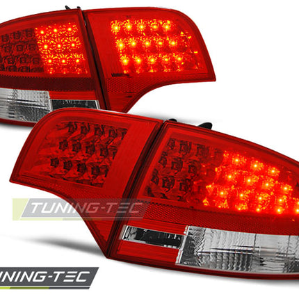 Audi A4 B7 2004-2007 Fanali Posteriori LED Rosso Bianco Berlina