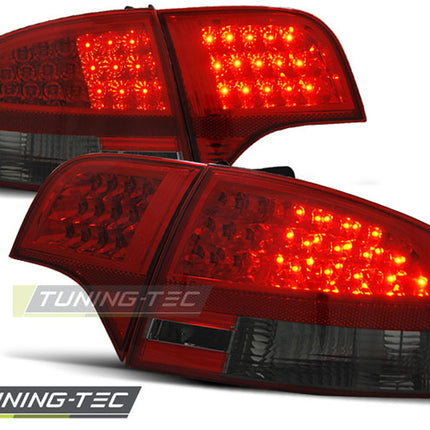 Audi A4 B7 2004-2007 Fanali Posteriori Led Rosso Fumé