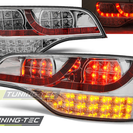 Audi Q7 2006-2009 Fanali Posteriori Led Cromati