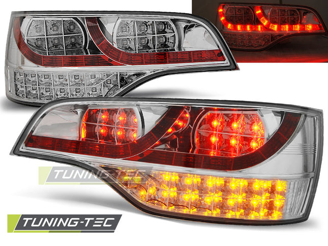 Audi Q7 2006-2009 Fanali Posteriori Led Cromati