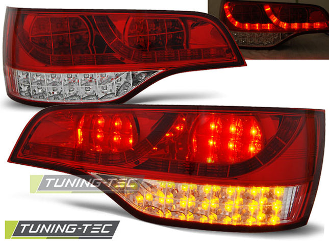 Audi Q7 2006-2009 Fanali Posteriori LED Rosso Bianco