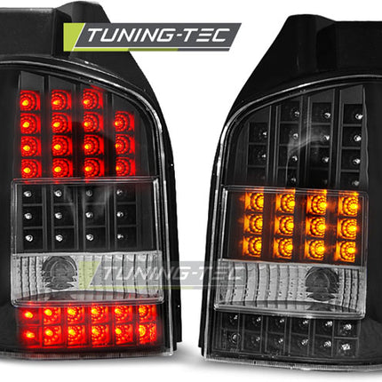 Vw T5 2003-2009 Fanali Posteriori Led Neri