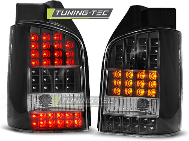 Vw T5 2003-2009 Fanali Posteriori Led Neri