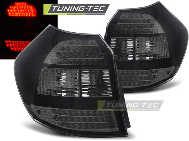 Bmw E87 2004-2007 Fanali Posteriori Led Neri