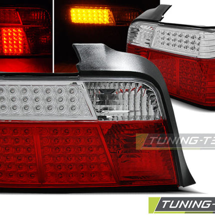 BMW Serie 3 E36 Berlina 1990-1999 Fanali Posteriori LED Rosso Bianco