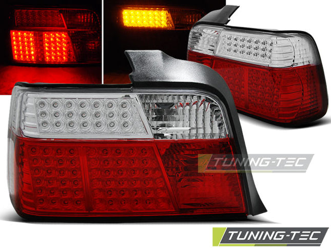 BMW Serie 3 E36 Berlina 1990-1999 Fanali Posteriori LED Rosso Bianco