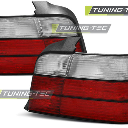BMW E36 1990-1999 Fanali Posteriori Sport Look rosso-bianco