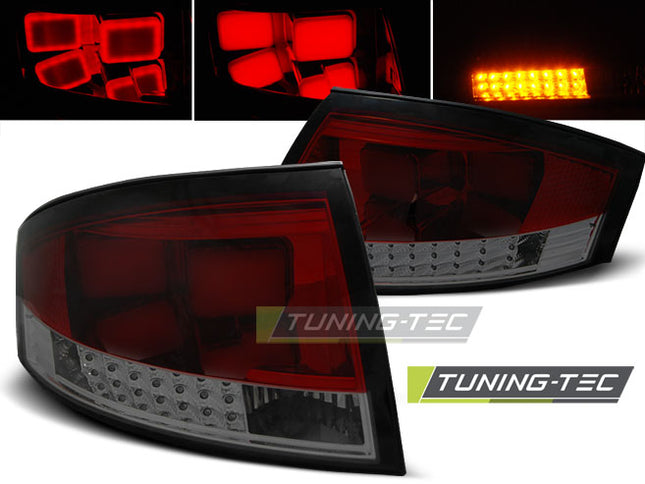 Audi TT 8N 1999-2006 Fanali Posteriori Led Rosso Fumé