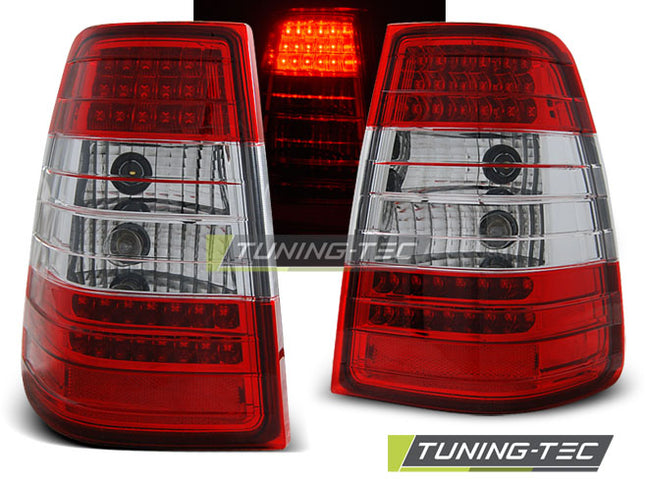 Mercedes W124 Classe E 1985-1995 fanali Posteriori LED Rosso Bianco kombi