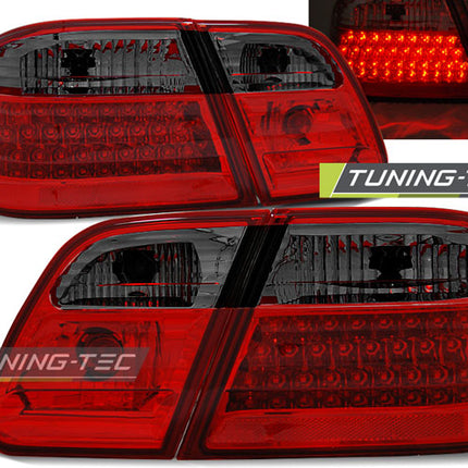Mercedes W210 1995-2002 Fanali Posteriori Led Rosso Fumé