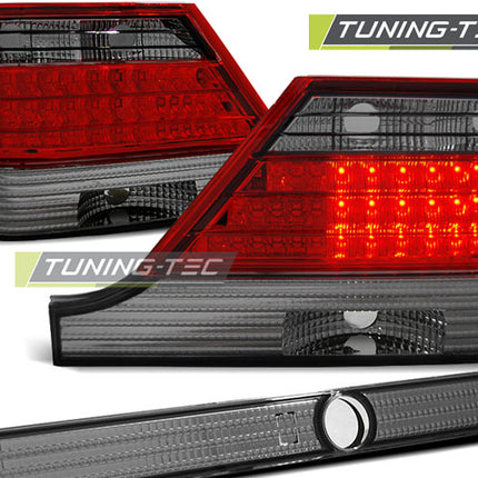 Mercedes W140 1995-1998 Fanali Posteriori Led Rosso Fumé
