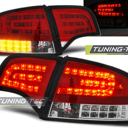 Audi A4 B7 2004-2008 Fanali Posteriori LED Rosso Bianco Berlina