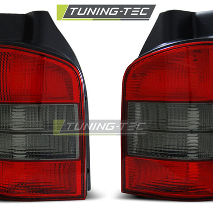 VW T5 2003-2009 Fanali Posteriori rosso-fumé