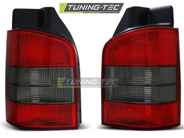 VW T5 2003-2009 Fanali Posteriori rosso-fumé